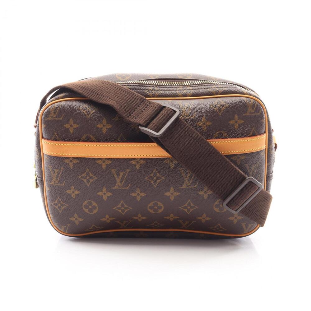 Louis Vuitton Reporter PM Monogram Shoulder Bag/Handbag, Coated Canvas and Le...